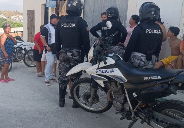 Cuatro hombres fueron baleados en un barrio de Manta, provincia de Manabí, cuando celebraban el Día del Padre. (El Diario).