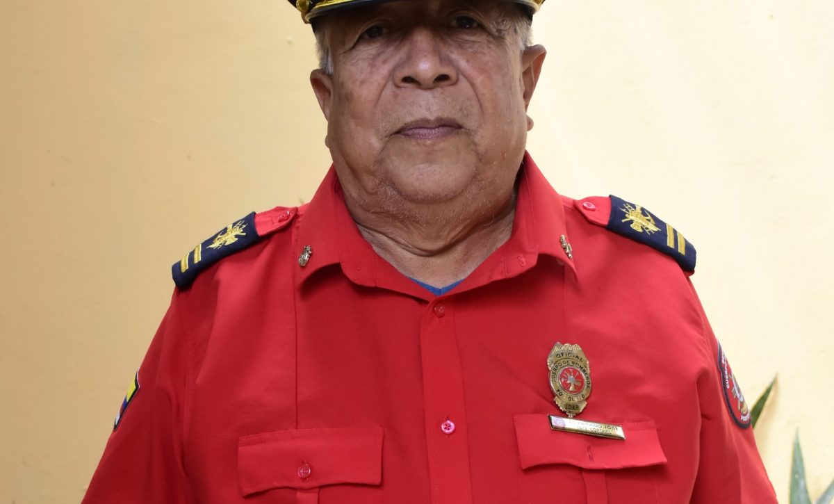 Cuerpo de Bomberos de Portoviejo despide al Teniente Coronel José Alvarado