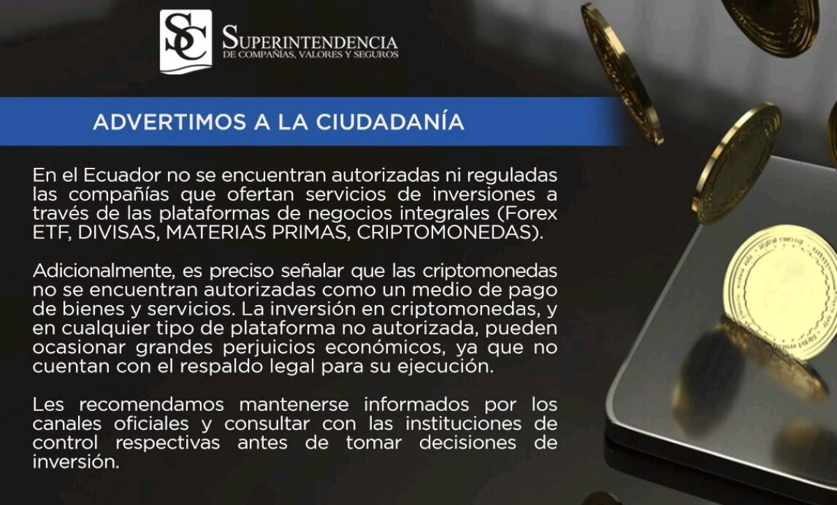 ¡Cuidado! estas 47 entidades financieras operan ilegalmente en Ecuador