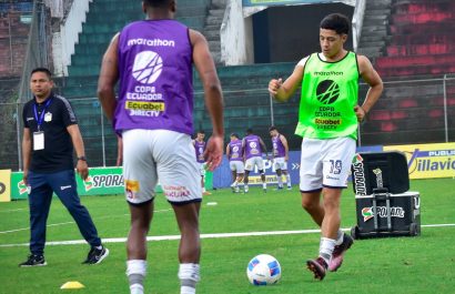 Brahian Cuello, jugador de Delfín SC.