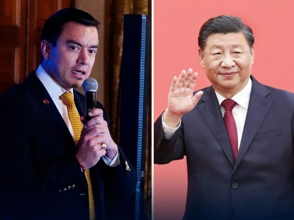 Daniel Noboa, Presidente de Ecuador, se reunirá con su homólogo chino, Xi Jinping, según anunció el ministro de Gobierno ecuatoriano José De la Gasca.