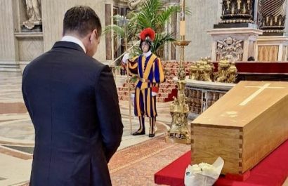 Daniel Noboa asistió al funeral del papa Francisco junto a otros 50 líderes mundiales