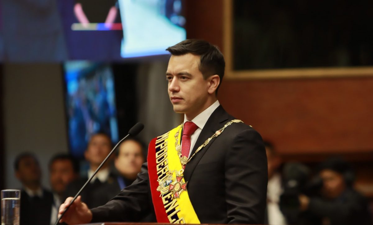 Daniel Noboa decreta estado de excepción en 10 provincias por paro nacional