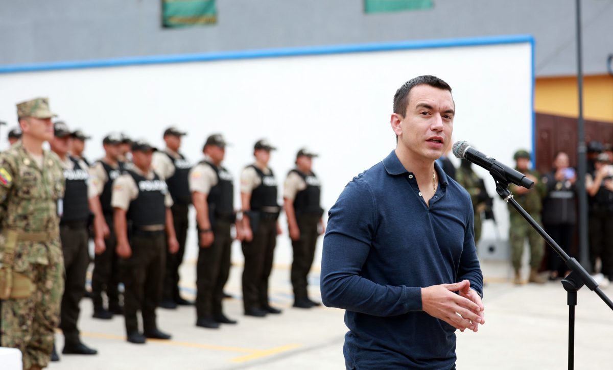 Daniel Noboa desafía al paro nacional en Ecuador.