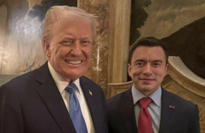 Donald Trump elogió la gestión de Noboa y su lucha contra el narcotráfico.