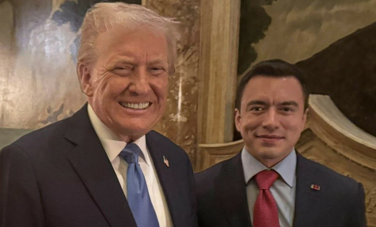Donald Trump elogió la gestión de Noboa y su lucha contra el narcotráfico.