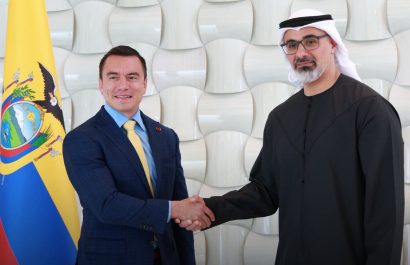 Daniel Noboa impulsa acuerdos en Emiratos Árabes Unidos para el desarrollo de proyectos estratégicos en Ecuador