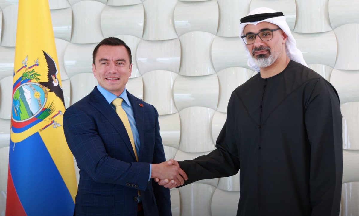 Daniel Noboa impulsa acuerdos en Emiratos Árabes Unidos para el desarrollo de proyectos estratégicos en Ecuador