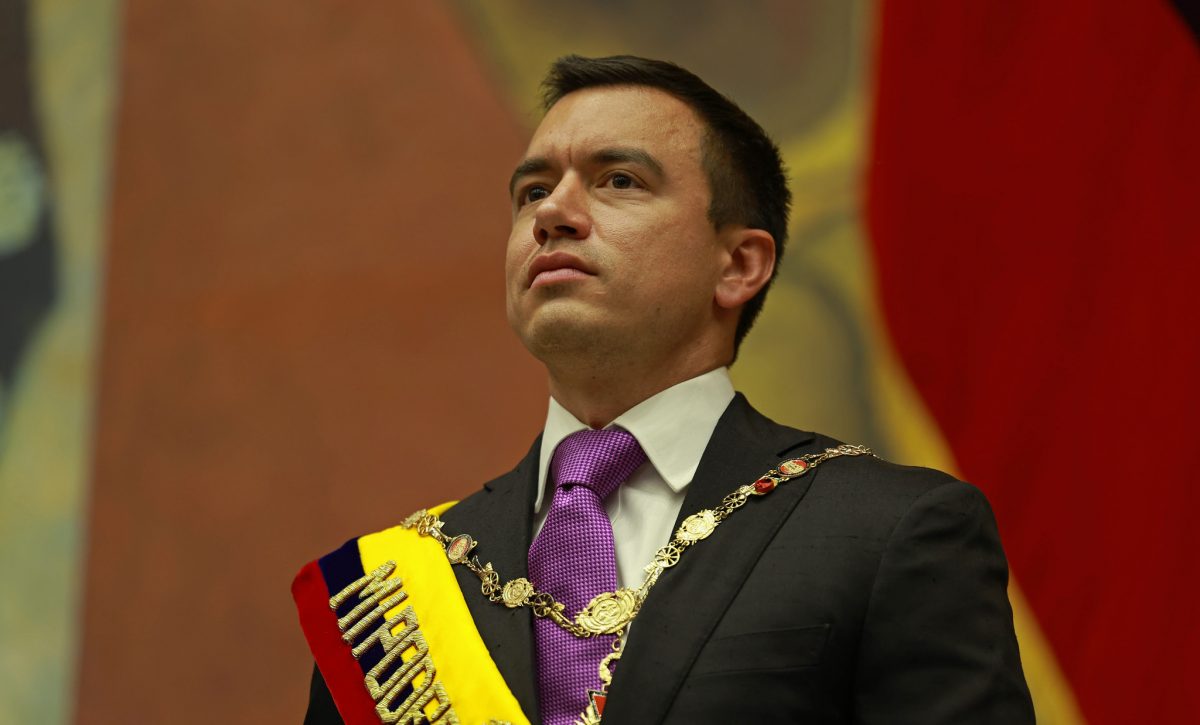 Daniel Noboa mantiene en suspenso la renovación de su gabinete ministerial