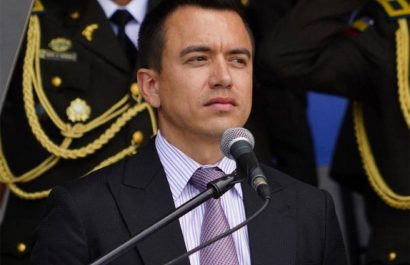 Daniel Noboa, presidente de Ecuador.