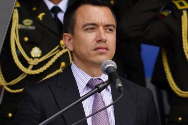 Daniel Noboa, presidente de Ecuador.