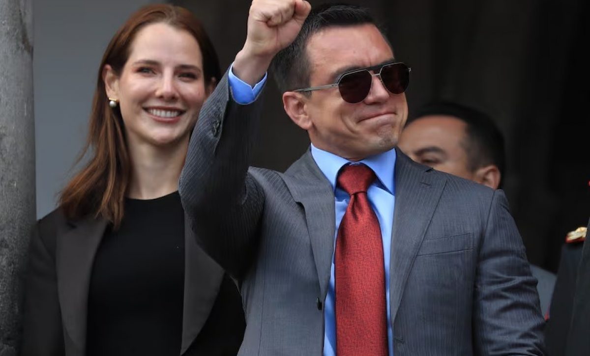 Daniel Noboa, presidente de Ecuador, se posicionó como el segundo mandatario mejor valorado de Sudamérica.