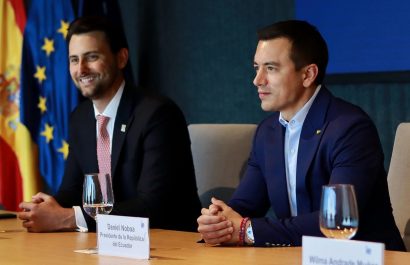 Daniel Noboa será posesionado por el presidente de la Asamblea Nacional, Niels Olsen.