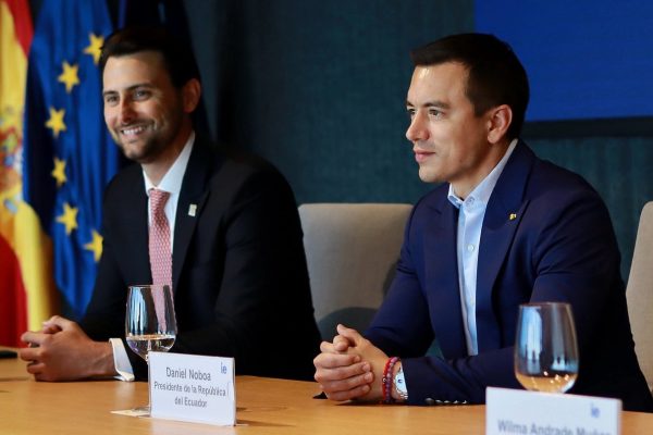 Daniel Noboa será posesionado por el presidente de la Asamblea Nacional, Niels Olsen.