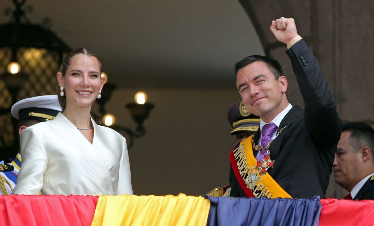 Daniel Noboa se posiciona como el presidente con mayor aceptación en Sudamérica, según la Consultora CB. (Presidencia de Ecuador).