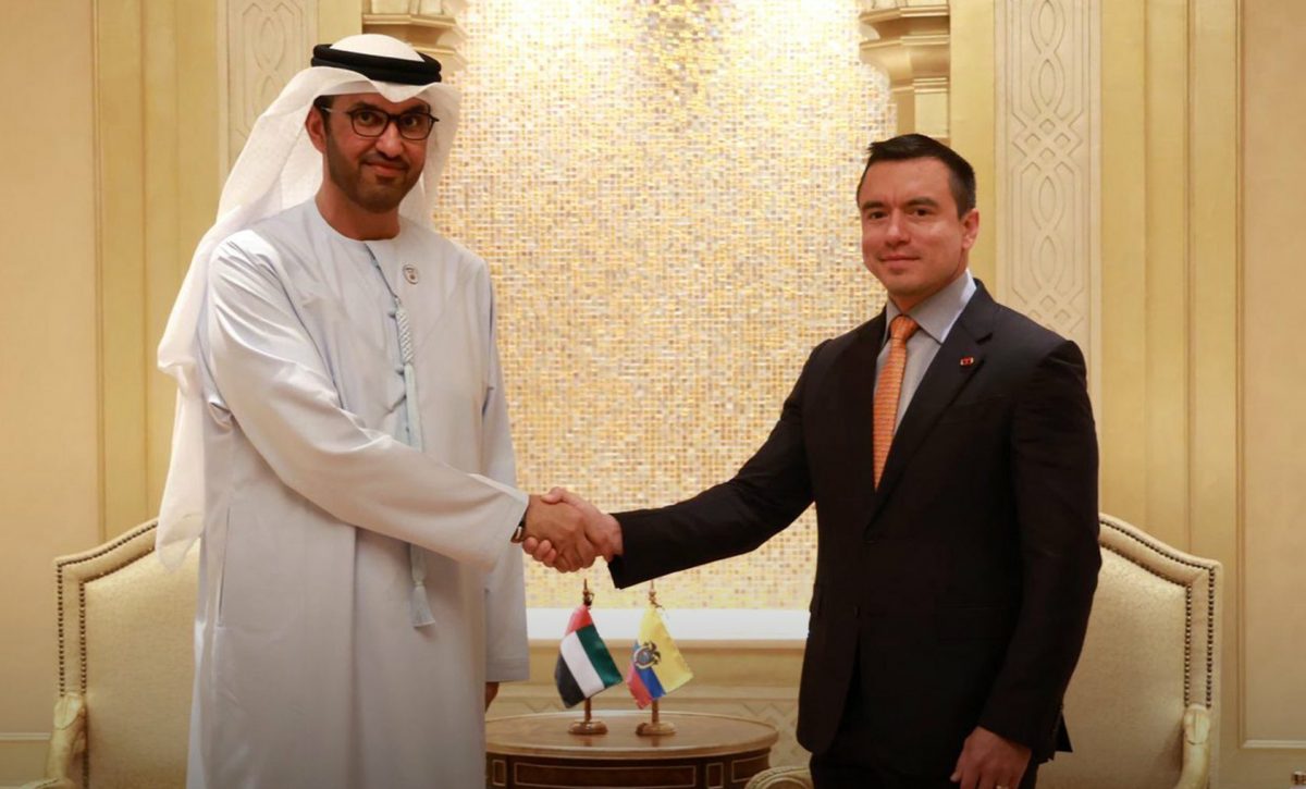 Daniel Noboa termina gira en Emiratos Árabes Unidos con resultados prometedores