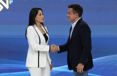 Daniel Noboa y Luisa González empatan en intención de voto, según la encuestadora Comunicaliza.
