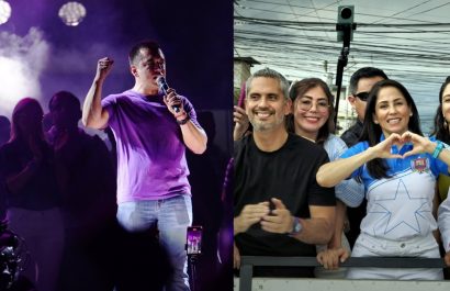 Daniel Noboa y Luisa González cerraron su campaña en Guayaquil