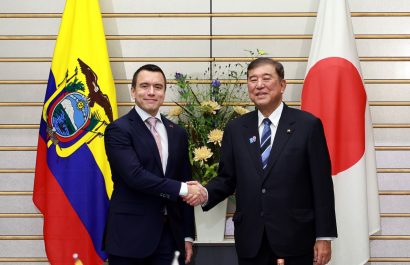 Daniel Noboa y Shigeru Ishiba consolidan acuerdos económicos y comerciales en Tokio, Japón