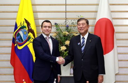 Daniel Noboa y Shigeru Ishiba consolidan acuerdos económicos y comerciales en Tokio, Japón
