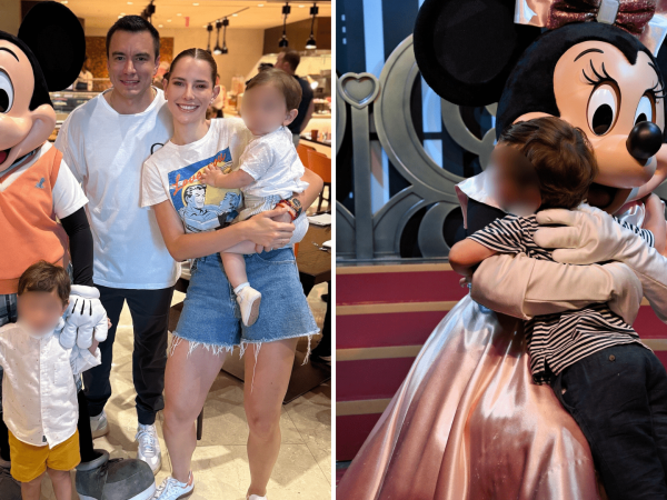 Daniel Noboa y su familia disfrutan de Disney Son ellos los que también han tenido que sacrificar una infancia