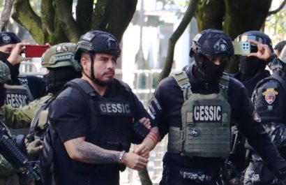 Daniel Salcedo en una de sus comparecencias ante la justicia ecuatoriana. FOTO: API