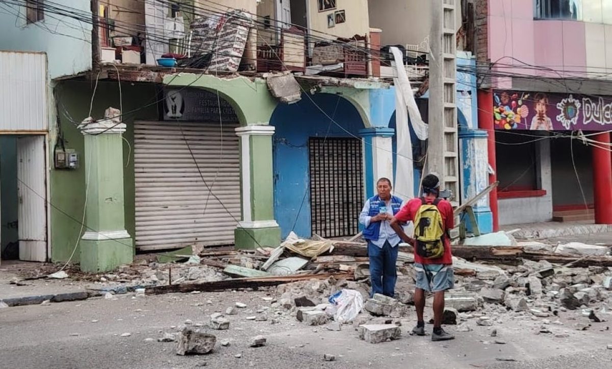 Daños en viviendas, afectaciones en bienes públicos y otras novedades, reporta la Secretaría de Riesgos por el sismo en Esmeraldas