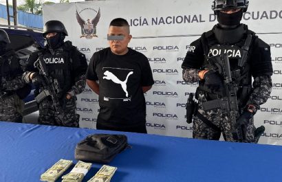 Darío Javier Peñafiel Nieto, alias Topo, capturado este sábado 13 de septiembre en Tena, provincia de Napo, y enfrentará un proceso de extradición a Estados Unidos.