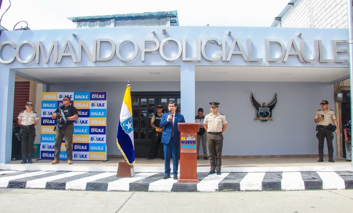 Daule refuerza la seguridad con nuevo Comando de Policía