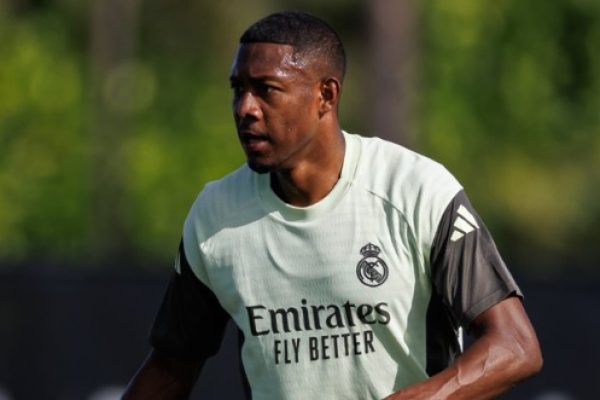David Alaba jugador del Real Madrid se volvió a lesionar. FOTO: Real Madrid