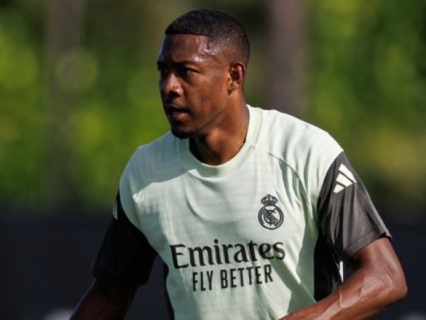 David Alaba jugador del Real Madrid se volvió a lesionar. FOTO: Real Madrid
