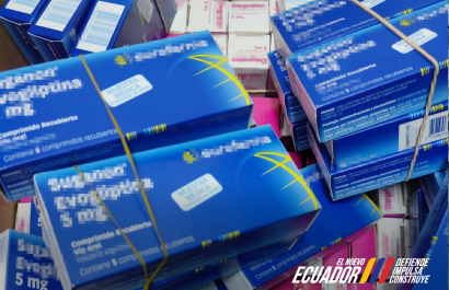 Decomisan 3.498 muestras médicas sin registro que estaban a la venta en una farmacia de Quito