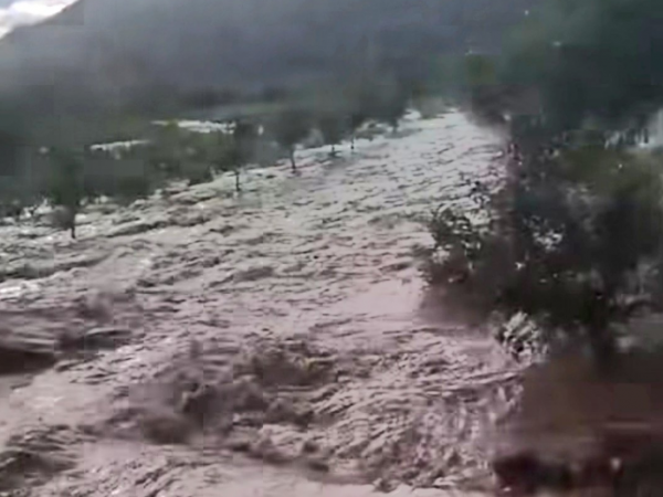Desbordamiento del río Chota inunda cultivos en Pimampiro