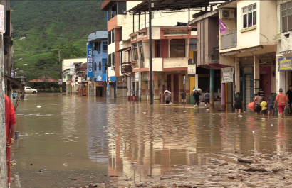 Desbordamientos, lodo y destrucción