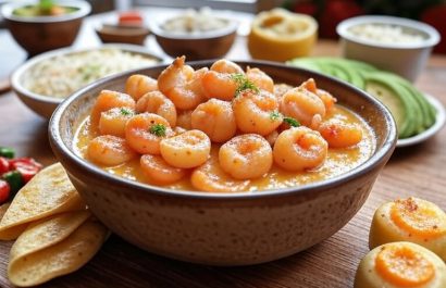 El encocado de camarón es un plato emblema de Esmeraldas.