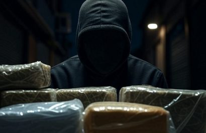 Detienen a conductor con carga de cocaína en Carchi (Imagen generada por IA)
