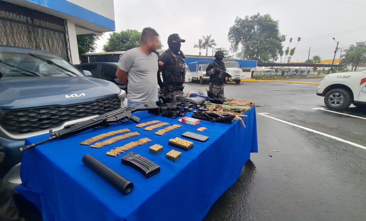 Dictan prisión preventiva por tráfico ilícito de armas en Santo Domingo de los Tsáchilas