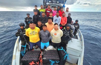 Diez ecuatorianos capturados en El Salvador en decomiso de toneladas de cocaína