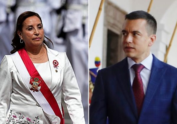 Dina Boluarte, mandataria de Perú, asistirá a la posesión del presidente Daniel Noboa en Ecuador.