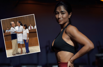 Dina Muñoz se gradúa como nutricionista La vida no se acaba a los 22