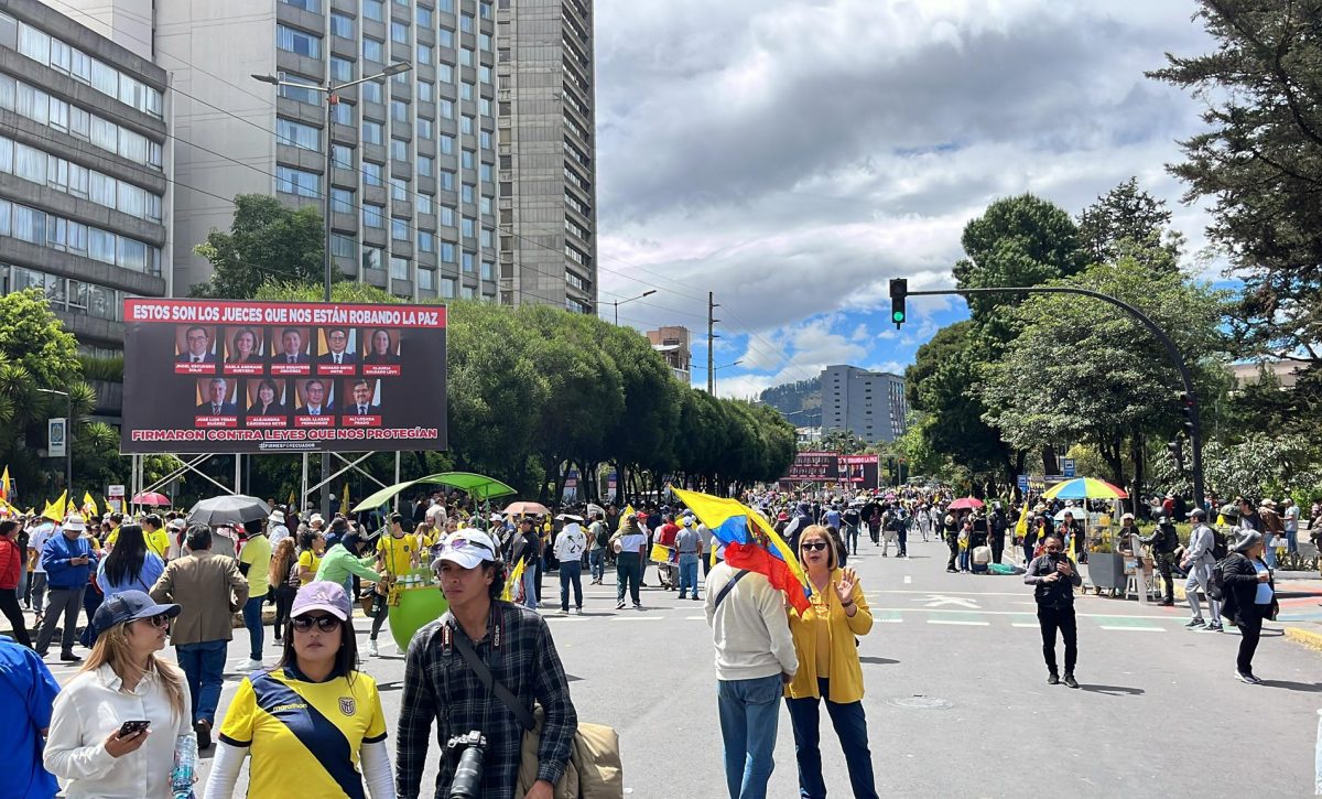 Directora de Human Rights Watch rechaza el uso de imágenes de jueces en vallas durante marcha oficialista