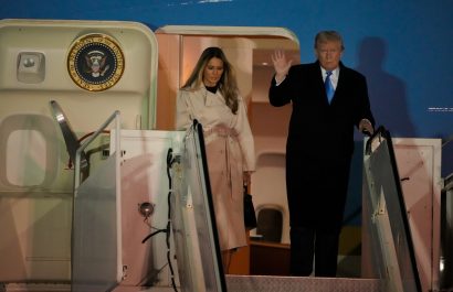 Donald Trump aterriza en Roma para asistir al funeral del papa Francisco