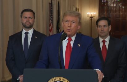 El presidente estadounidense, Donald Trump, ha abogado este domingo por un "cambio de régimen" en Irán