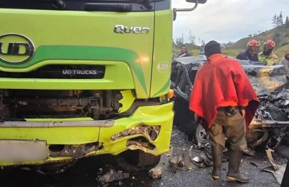 Dos hermanos pierden la vida durante un accidente de tránsito reportado en Guaranda, ellos eran de Mocache, provincia de Los Ríos. (Redes Sociales)