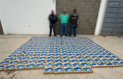Droga decomisada en El Carmen tendría un valor de 15 millones de dólares en el mercado internacional