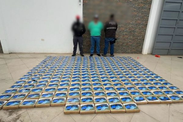 Droga decomisada en El Carmen tendría un valor de 15 millones de dólares en el mercado internacional