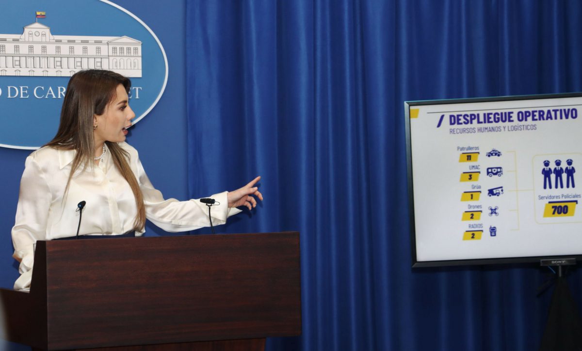 Ecuador baja la pobreza al 24% en 2025, según informó la vocera de Gobierno, Carolina Jaramillo