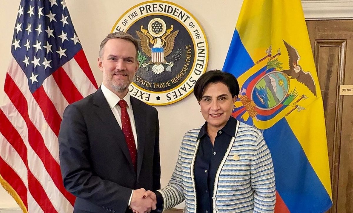 Ecuador busca alivio arancelario en diálogo con Estados Unidos.