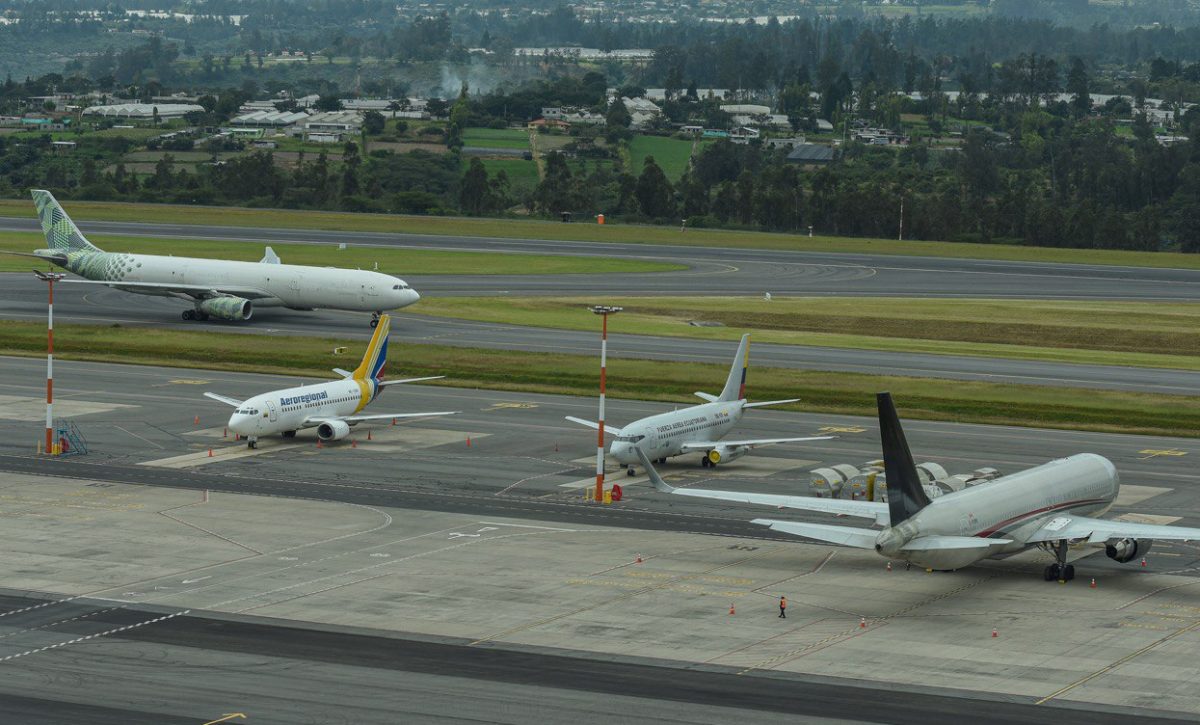 Ecuador registra un aumento del 40 % en vuelos nacionales e internacionales entre enero y agosto de 2025