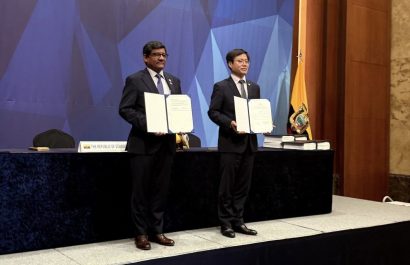 Ecuador y Corea del Sur firman acuerdo SECA